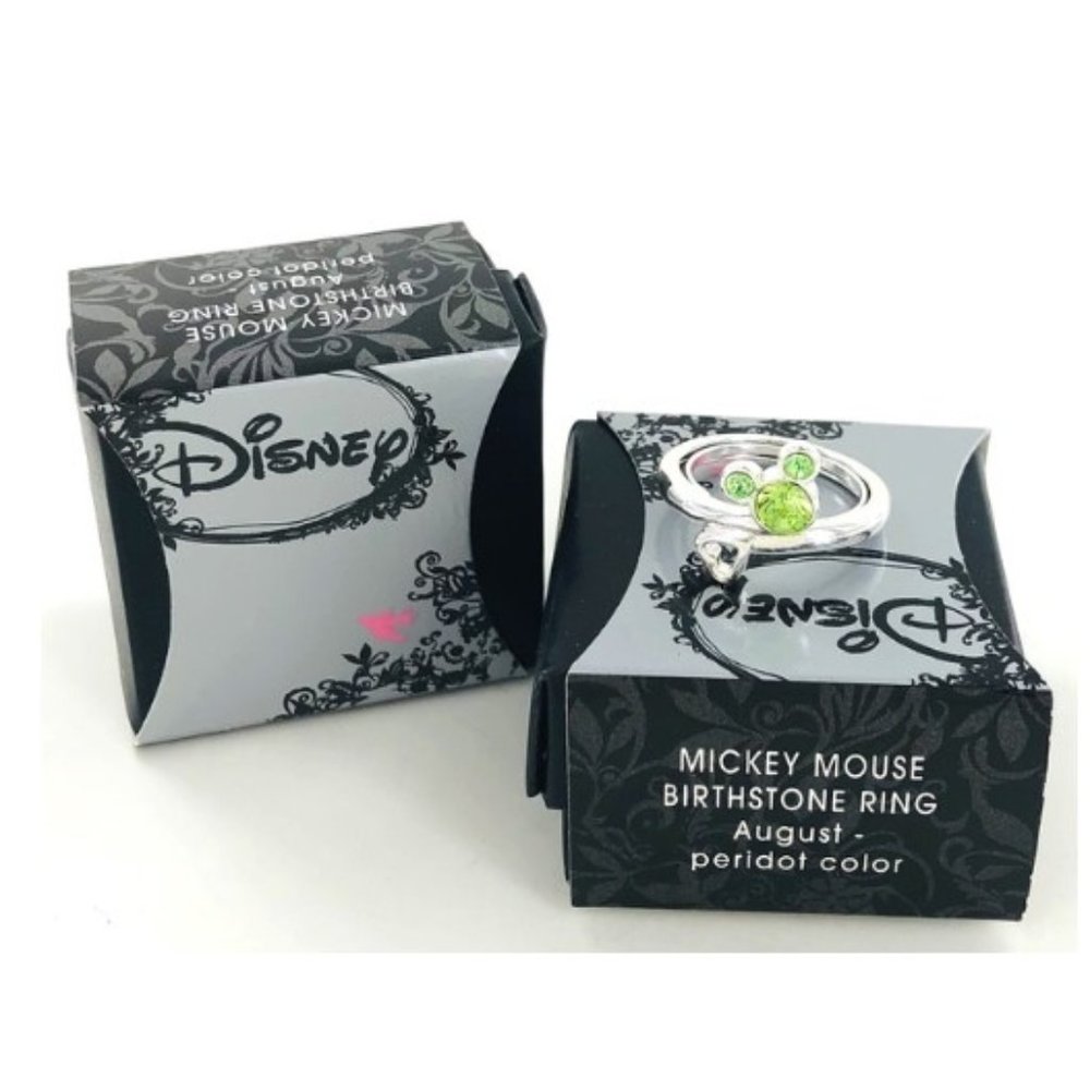 Mickey Peridot Ring birthstone august